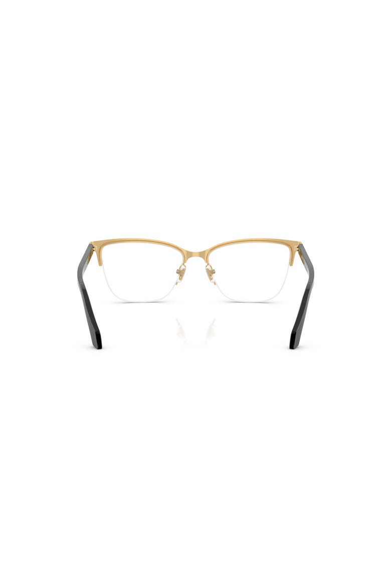 54mm Cat Eye optical glasses, Alternate, color, Gold/ Black