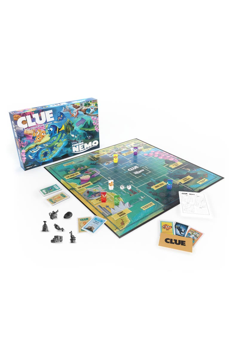 CLUE Board Game - Finding Nemo Edition, Alternate, color, BLUE MULTI