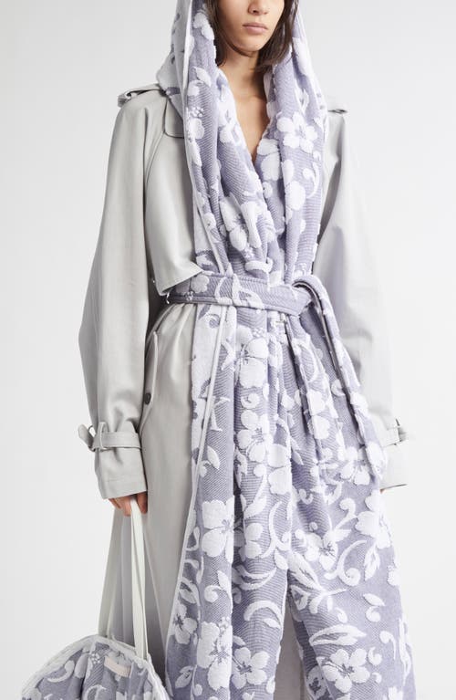 JULIE KEGELS JULIE KEGELS MITCH COTTON GABARDINE TRENCH COAT WITH REMOVABLE TOWEL 