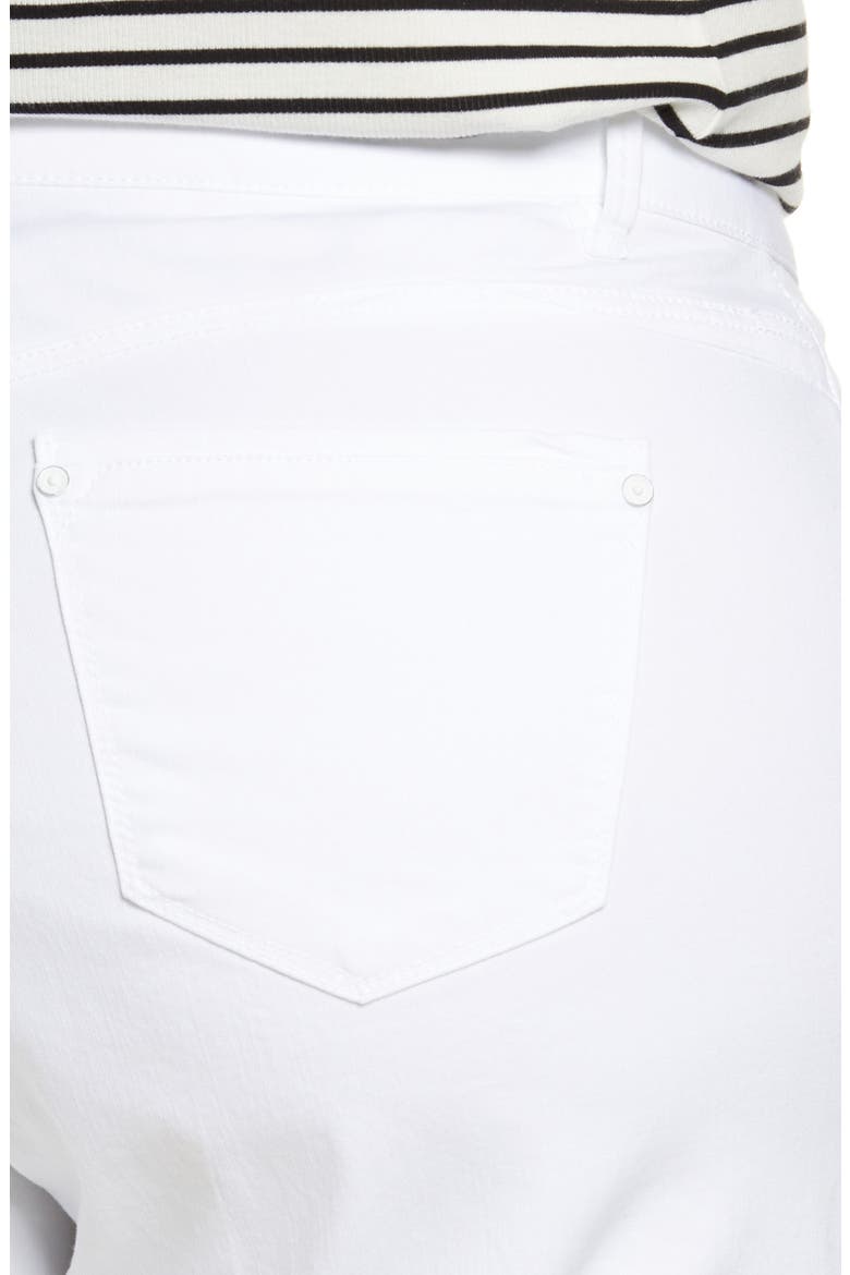 Denim Shorts, Alternate, color, OPW-OPTIC WHITE