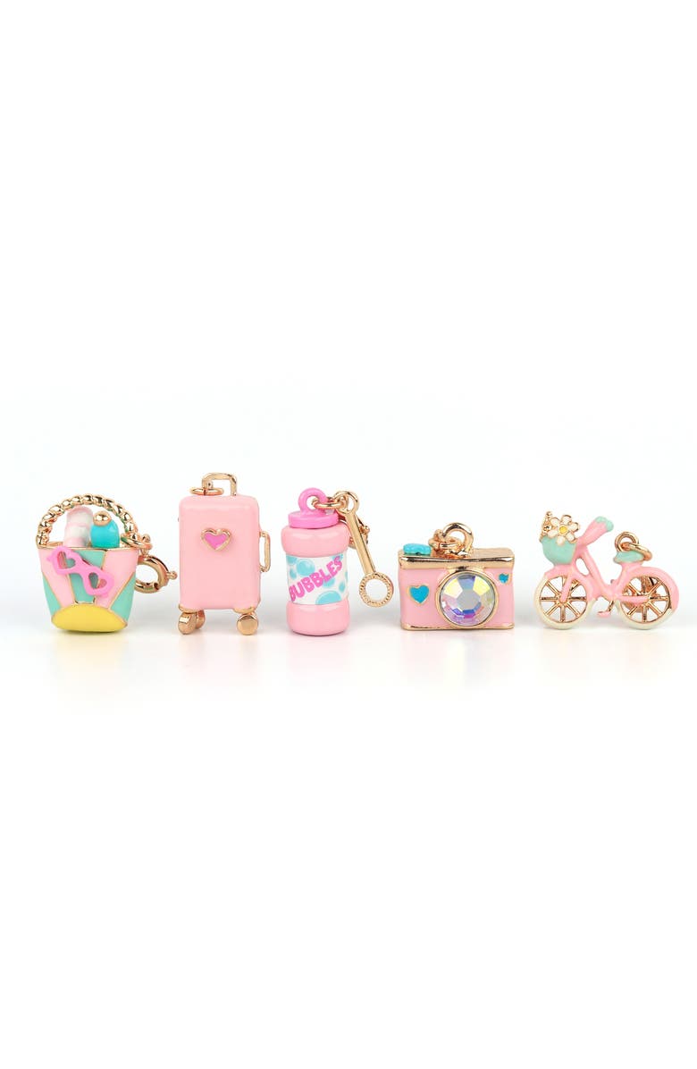 CHARM IT!<sup>®</sup> Kids' Suitcase Charm, Alternate, color, Pink
