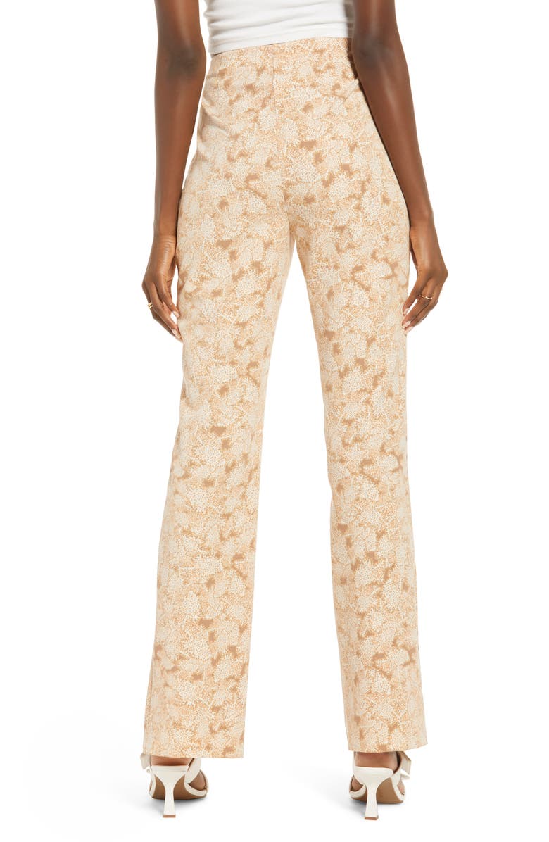 Open Edit Slim Fit Split Hem Pants, Alternate, color, 