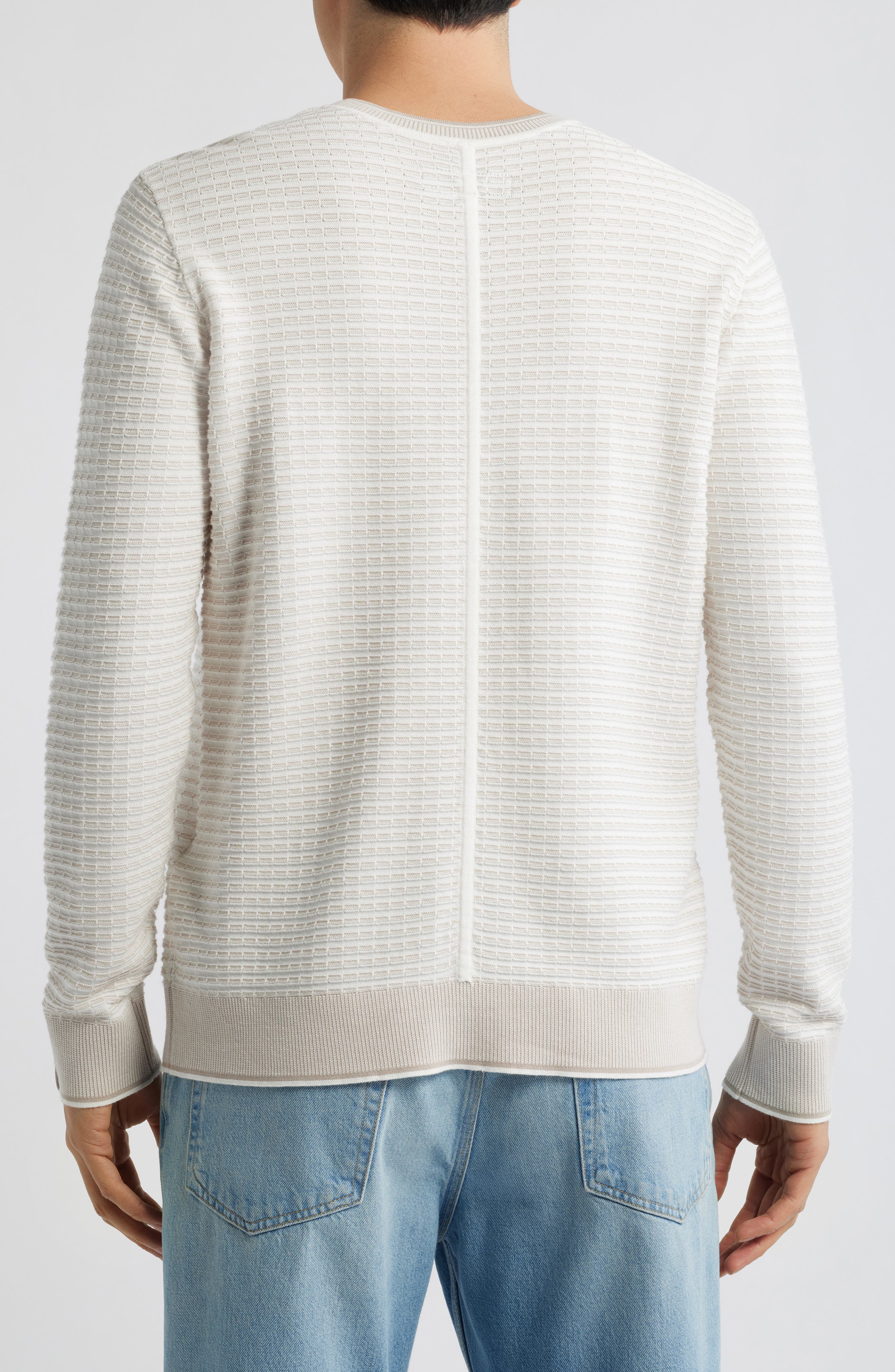Harvey Stripe Cotton Blend Sweater - image 4