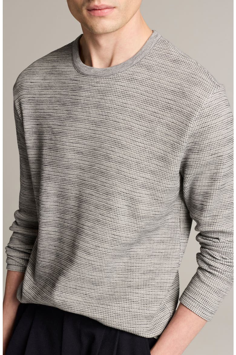Space Dye Thermal Long Sleeve T-Shirt, Alternate, color, LATE EVENING COMBO