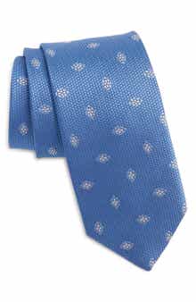 David Donahue Geometric Silk Tie