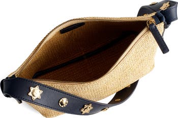 Woven Straw Shoulder Bag