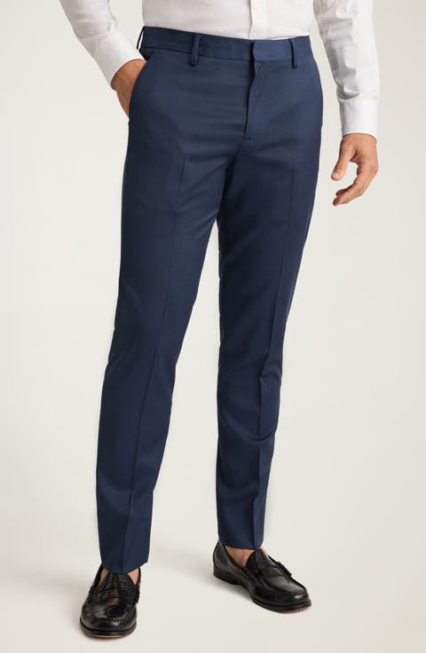 Jetsetter Slim Fit Stretch Wool Dress Pants