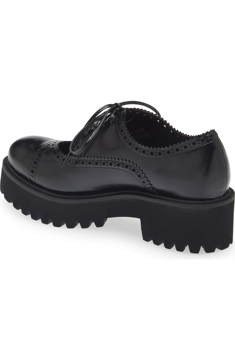 Jeffrey Campbell Realistic Cutout Platform Oxford, Alternate, color, Black