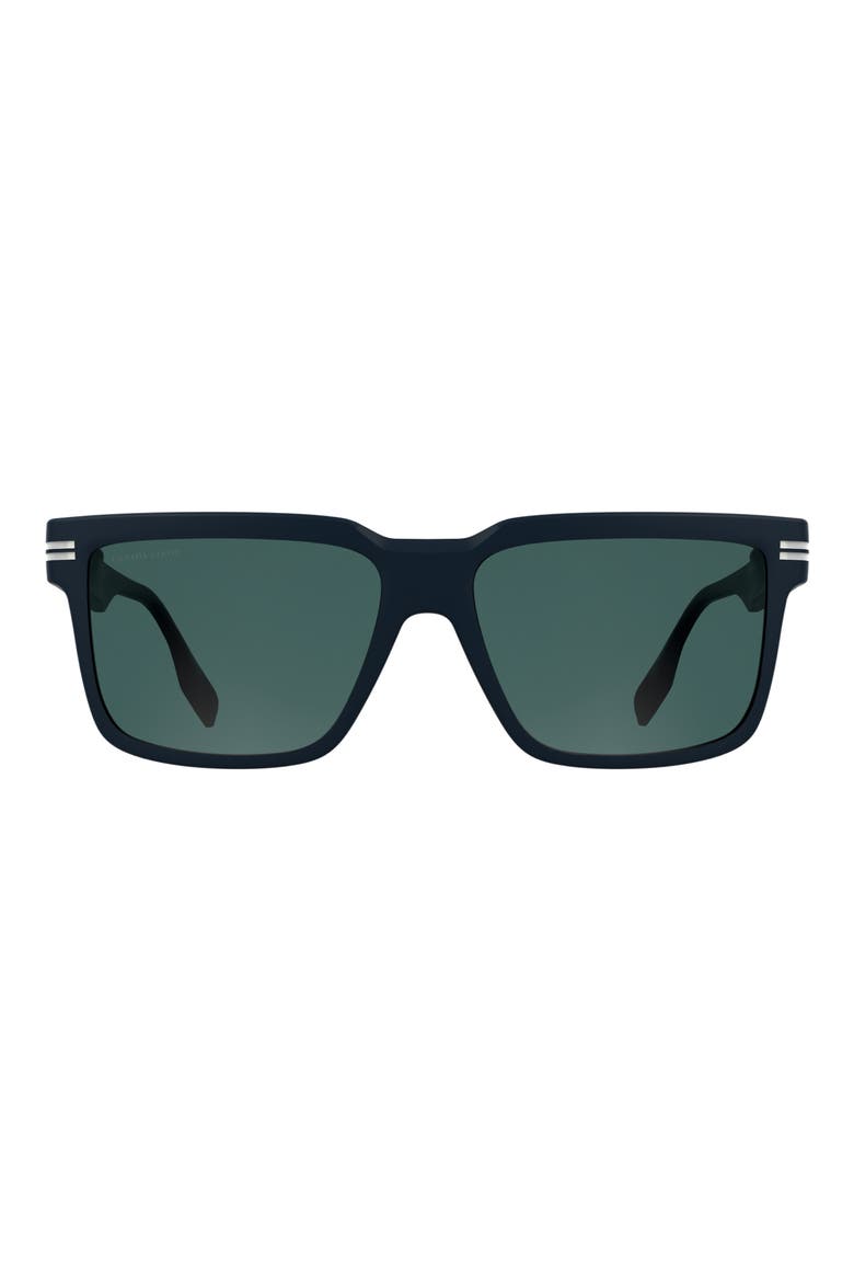 59mm Modified Rectangular Sunglasses, Main, color, MATTE BLUE