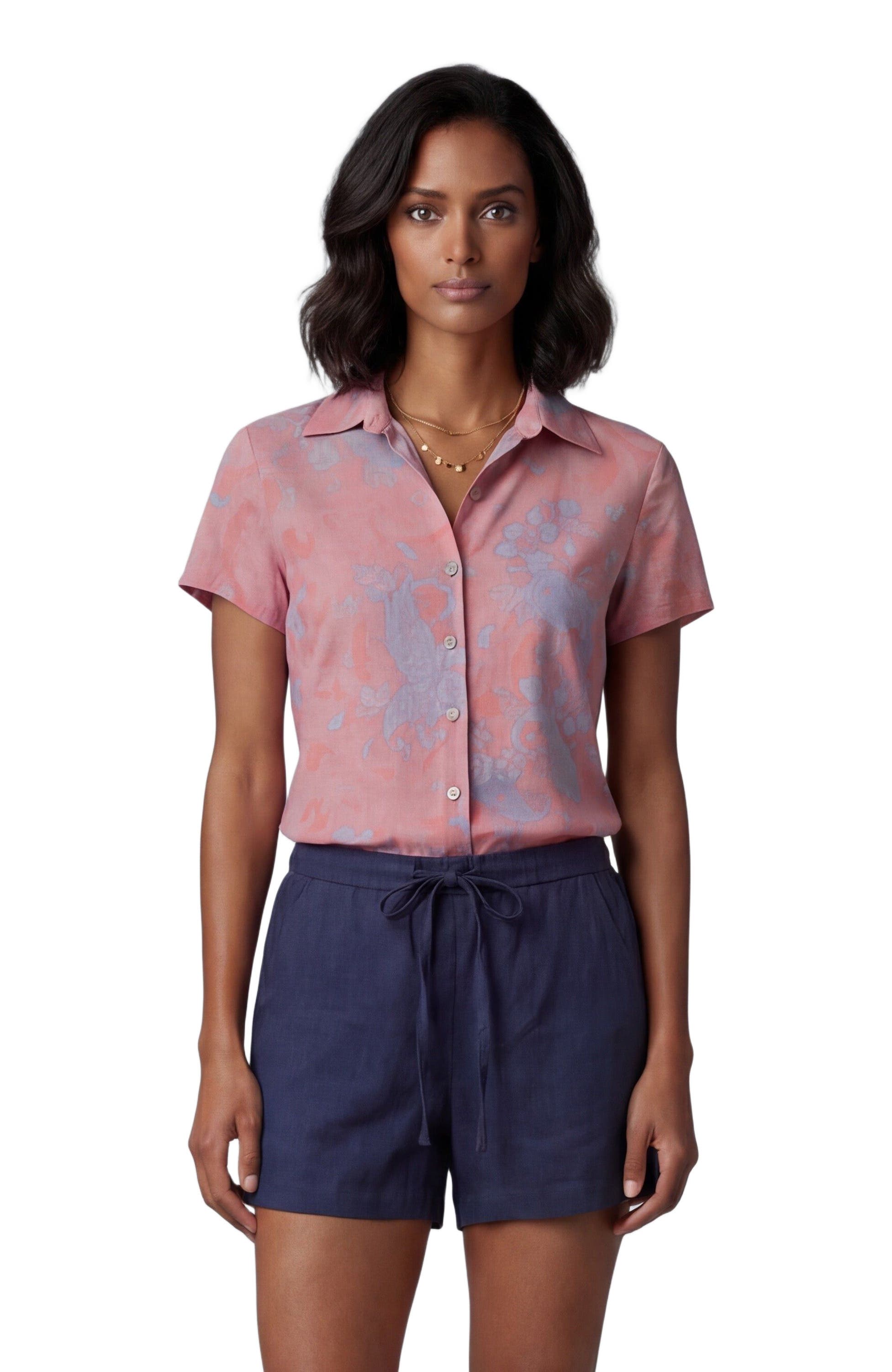 selected PAISLEY EXPLOSION CORAL