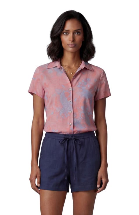 Paisley Explosion Womens Printed Shirt
