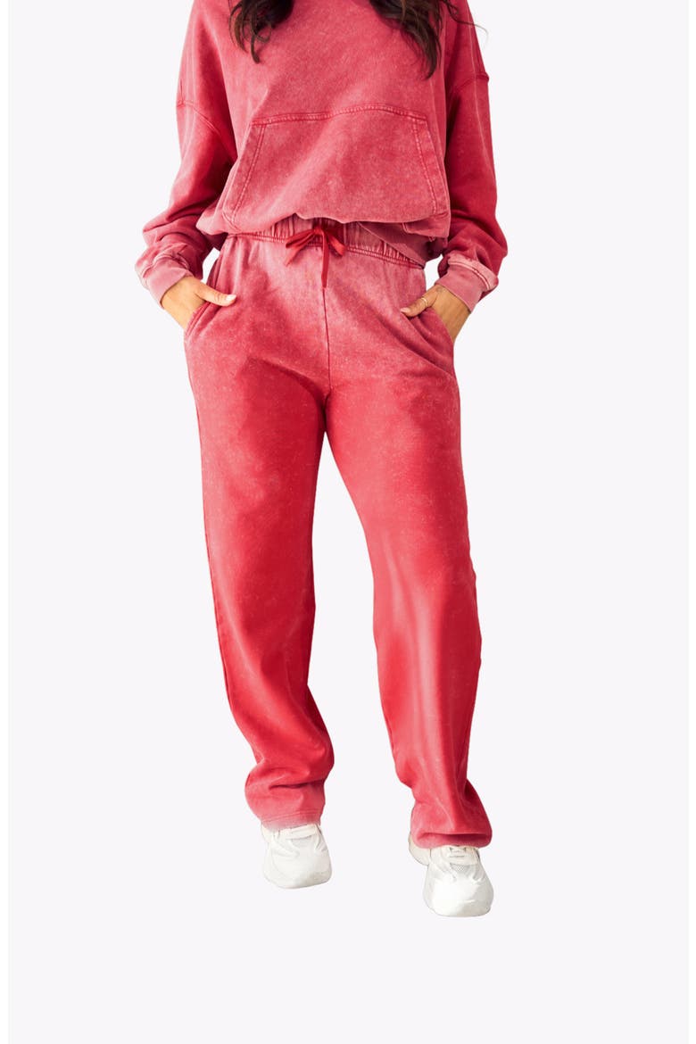 Homebody Women's Trouser, Main, color, Hot Pepper Washed