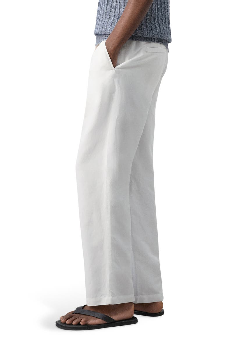 Regular Fit Pants, Alternate, color, WHITE