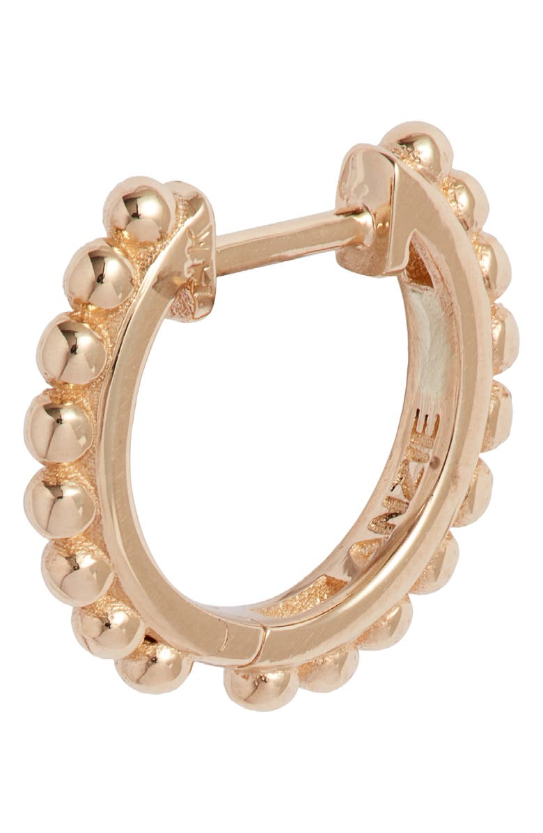Anzie Dew Drop Huggie Hoop Earrings, Alternate, color, Gold
