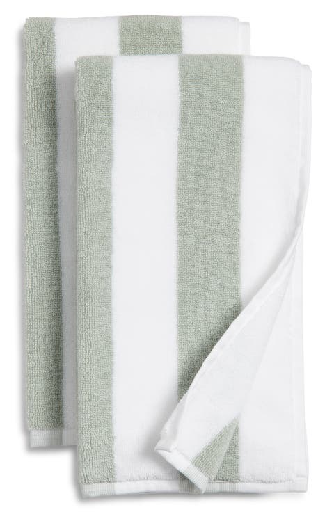 Hydrocotton Stripe Set of 2 Hand Towels