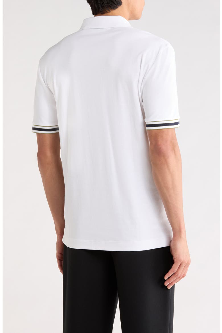 Parlay Cotton Knit Polo, Alternate, color, WHITE
