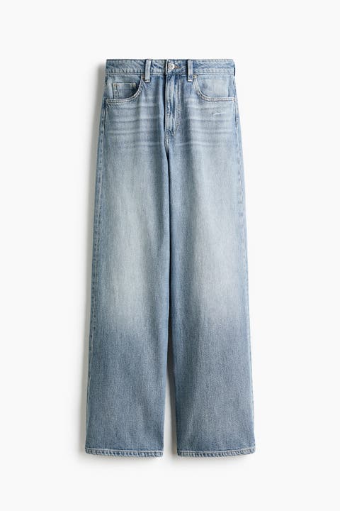 Wide High Jeans