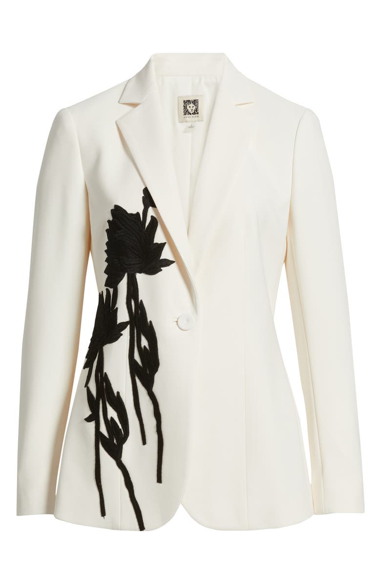 Anne Klein Appliqué Blazer, Alternate, color,
