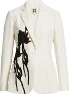 Anne Klein Appliqué Blazer