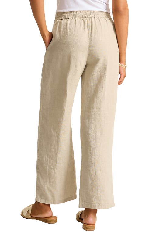 Tommy Bahama Two Palms Easy Linen Drawstring Pants In Natural