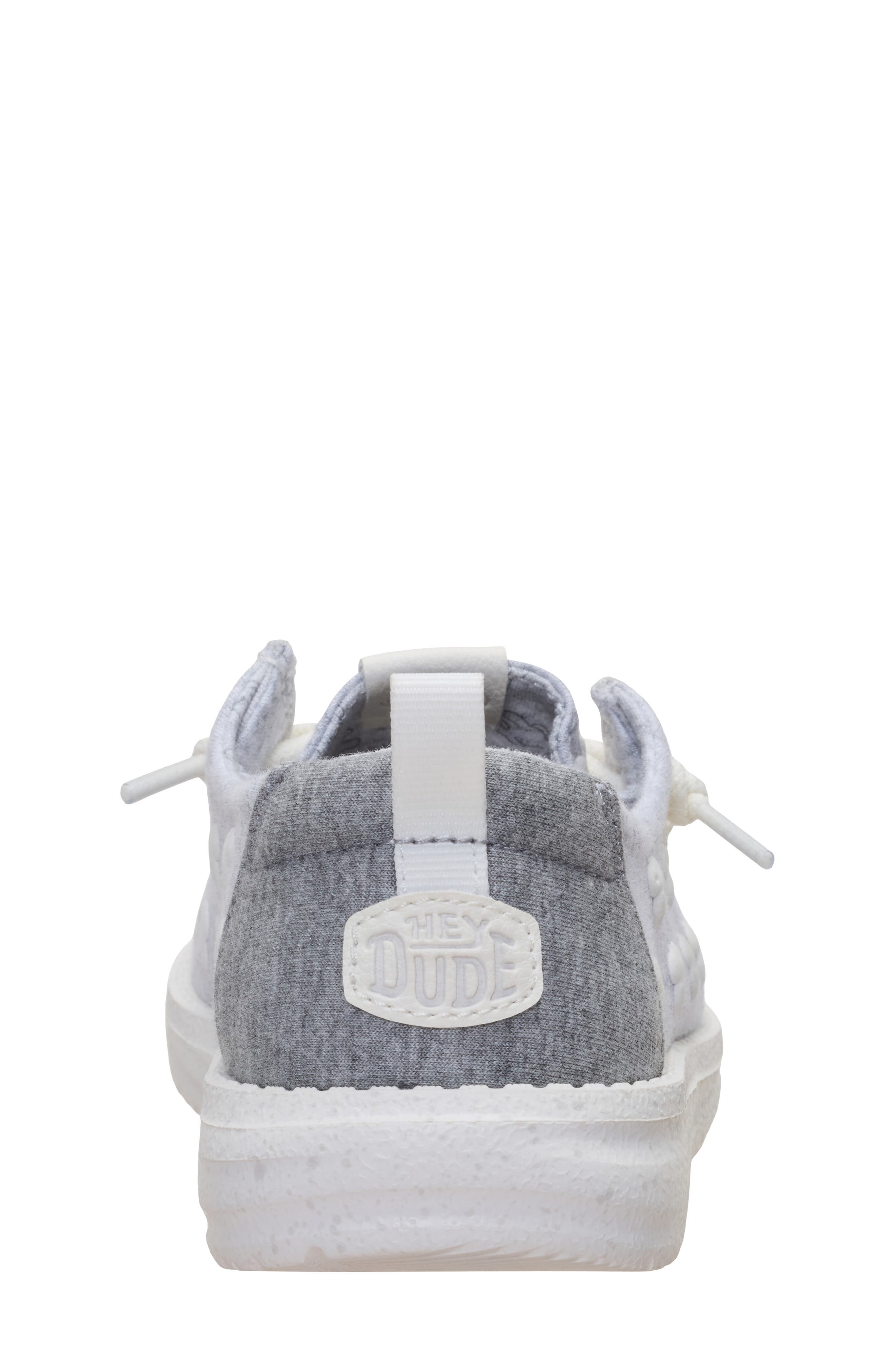 Kids' Wendy Minnie Mouse Jersey Slip-On Sneaker, Alternate, color, GREY