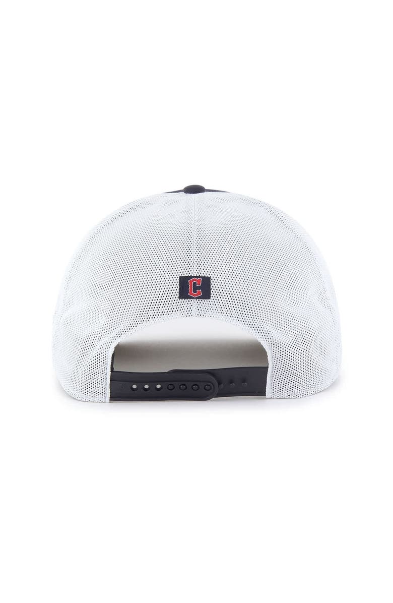 '47 Men's '47 Navy Cleveland Guardians Brrr Downburst Mesh Hitch Adjustable Hat, Alternate, color, Navy