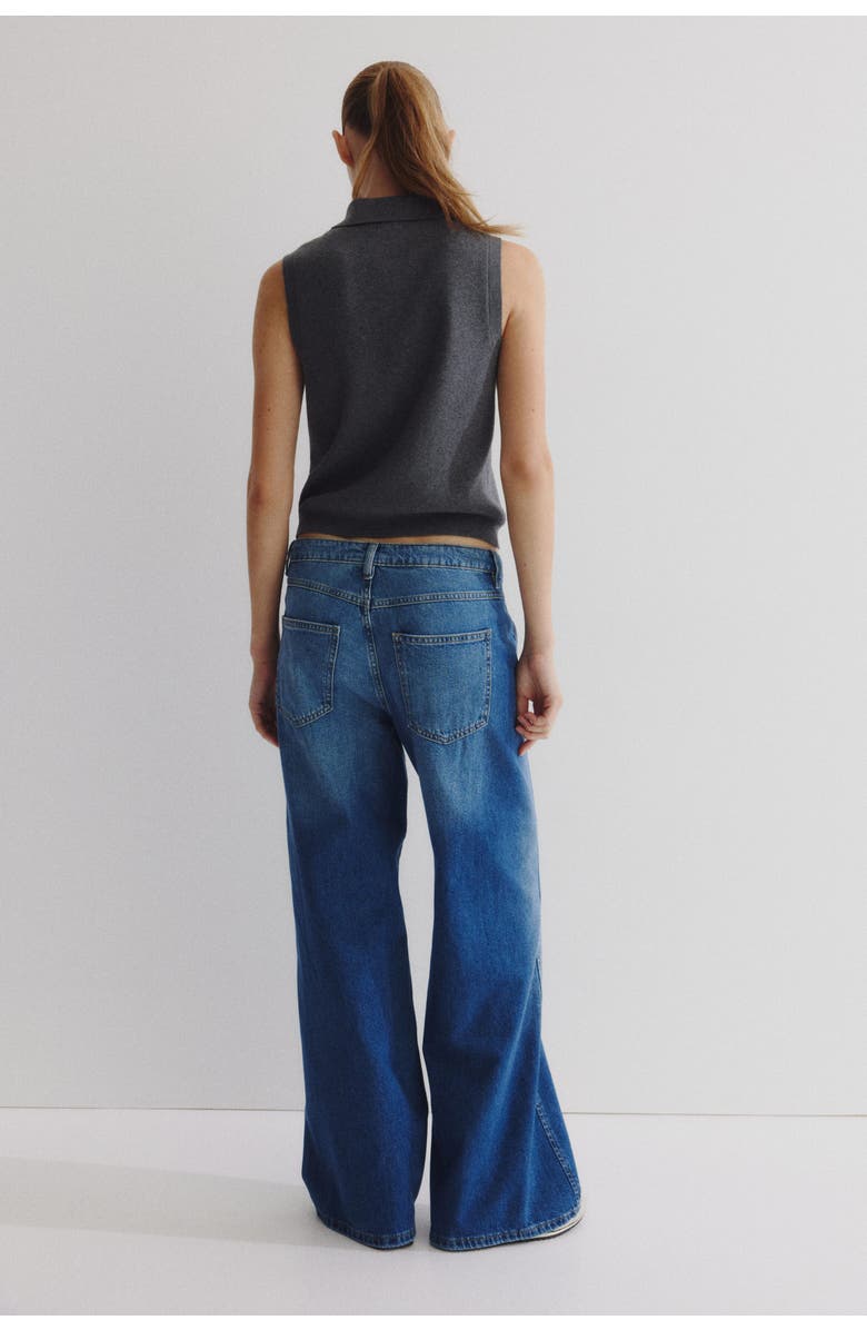 H&M Wide Regular Jeans, Alternate, color, Denim Blue