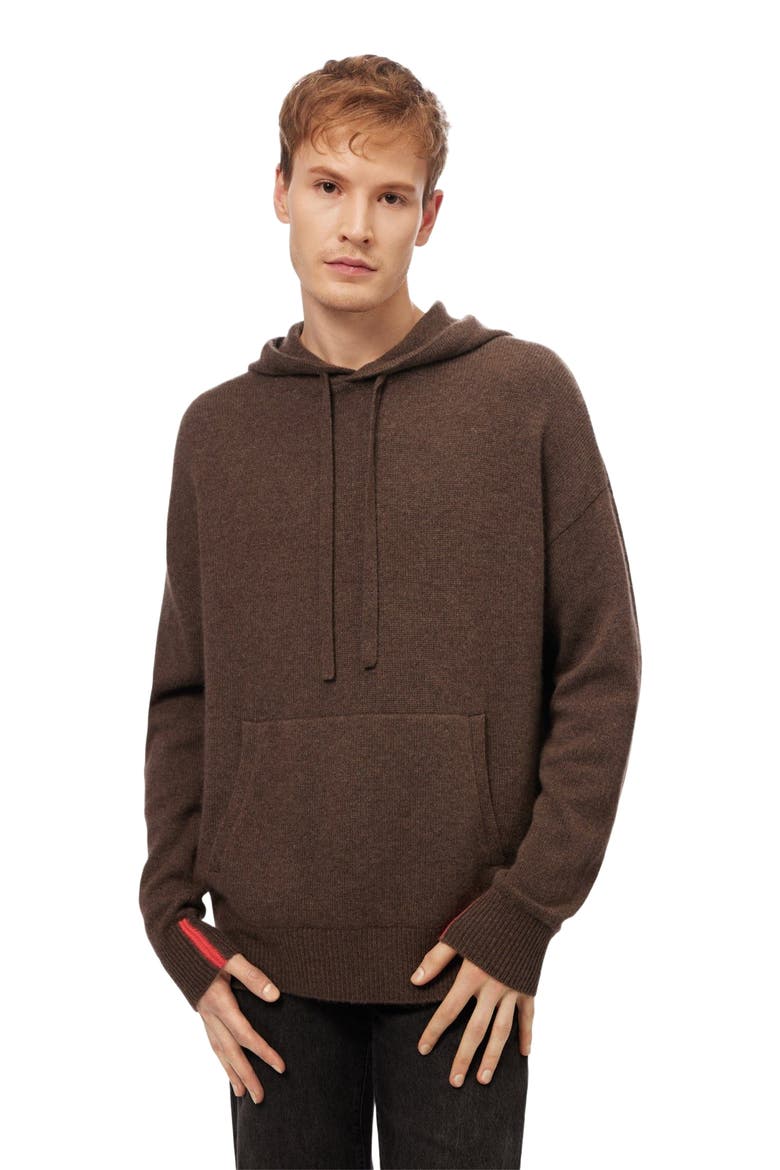 Men's Cashmere Pullover, Alternate, color, cocoa