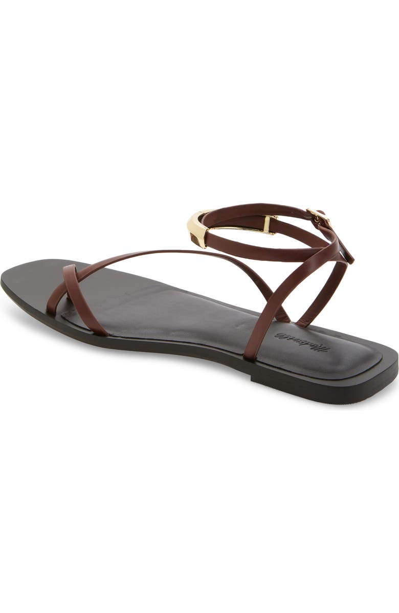 Madewell Lisbon Ankle Wrap Sandal, Alternate, color, Cherry Wood