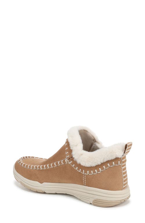 Ryka Rykä Arrow Faux Fur Trim Slip-on Bootie In Brown