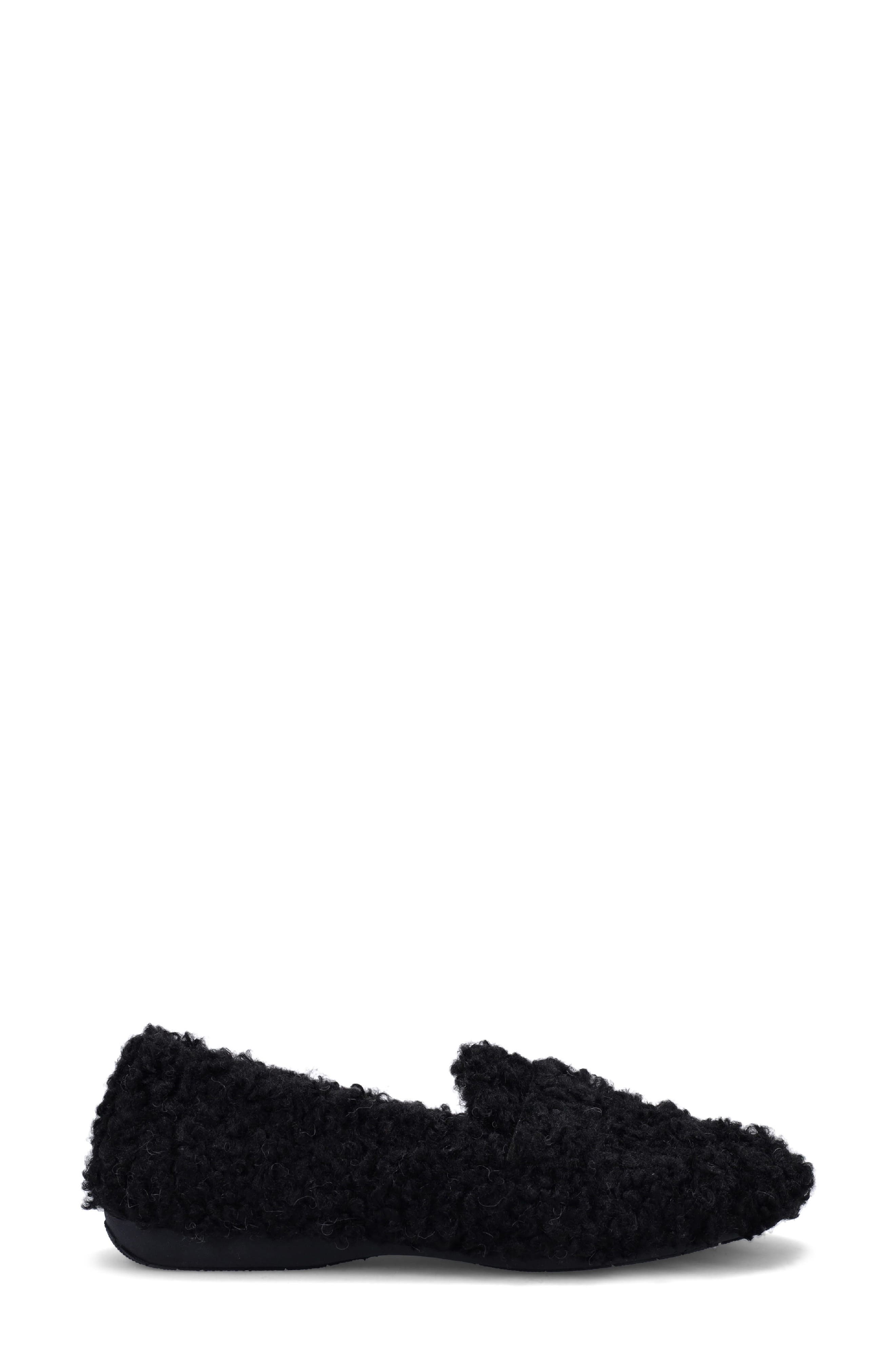 Ron White Teddy Wool Slipper, Alternate, color, Onyx