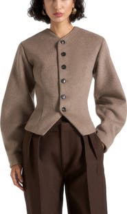 Manière De Voir Aya Wool Hourglass Jacket
