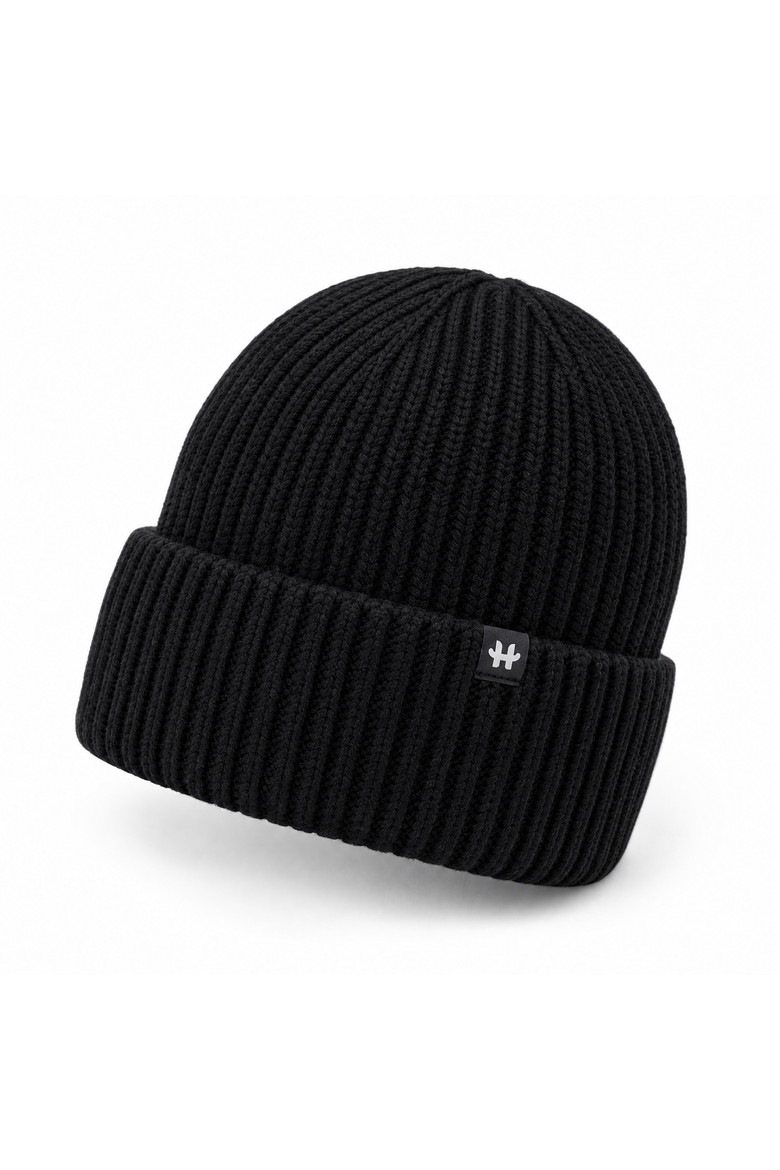 Women's 3-Pack Fleece Lined Rib Knit Beanie Set, Alternate, color, Black/Black/Black