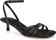 L'AGENCE Genette Ankle Strap Kitten Heel Sandal