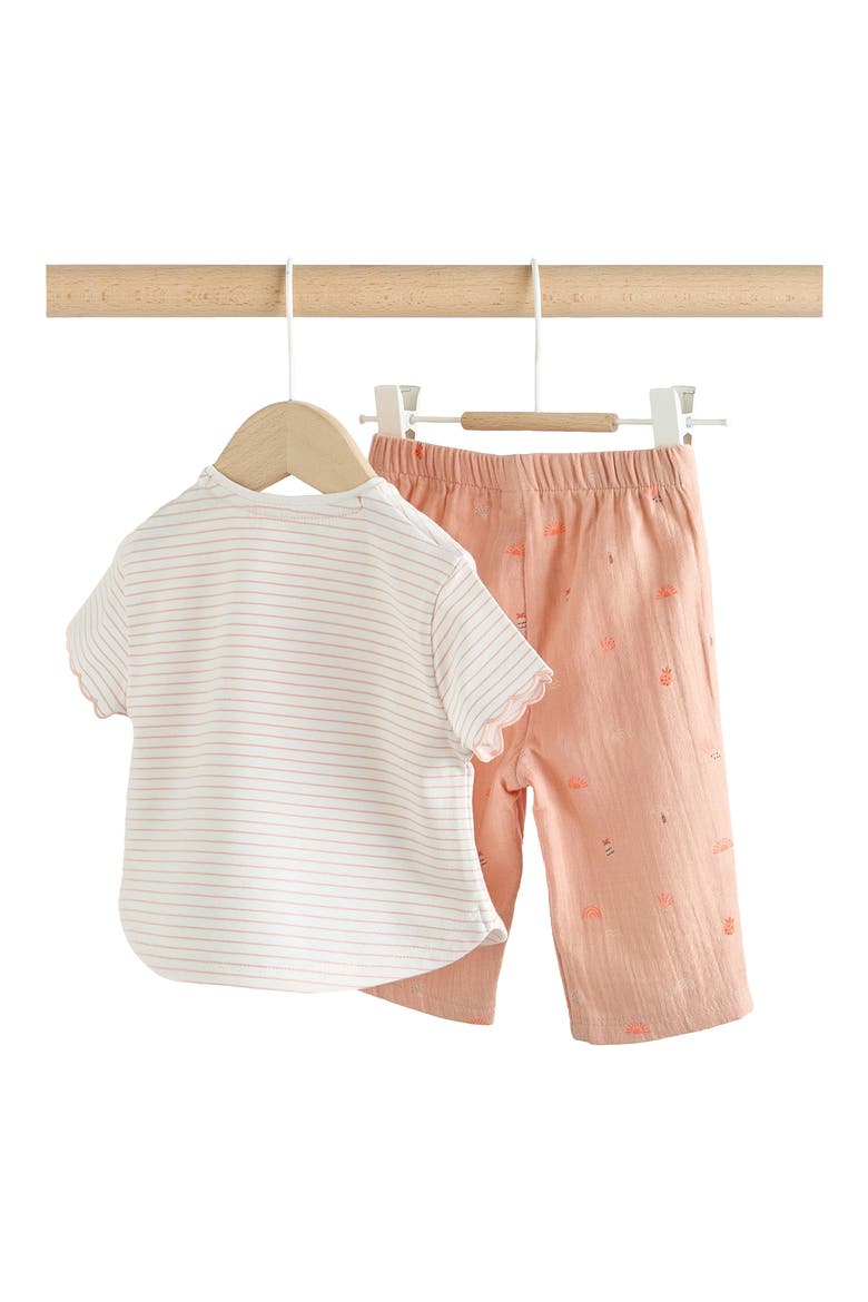Hello Sunshine T-Shirt & Pants Set, Alternate, color, NEUTRAL