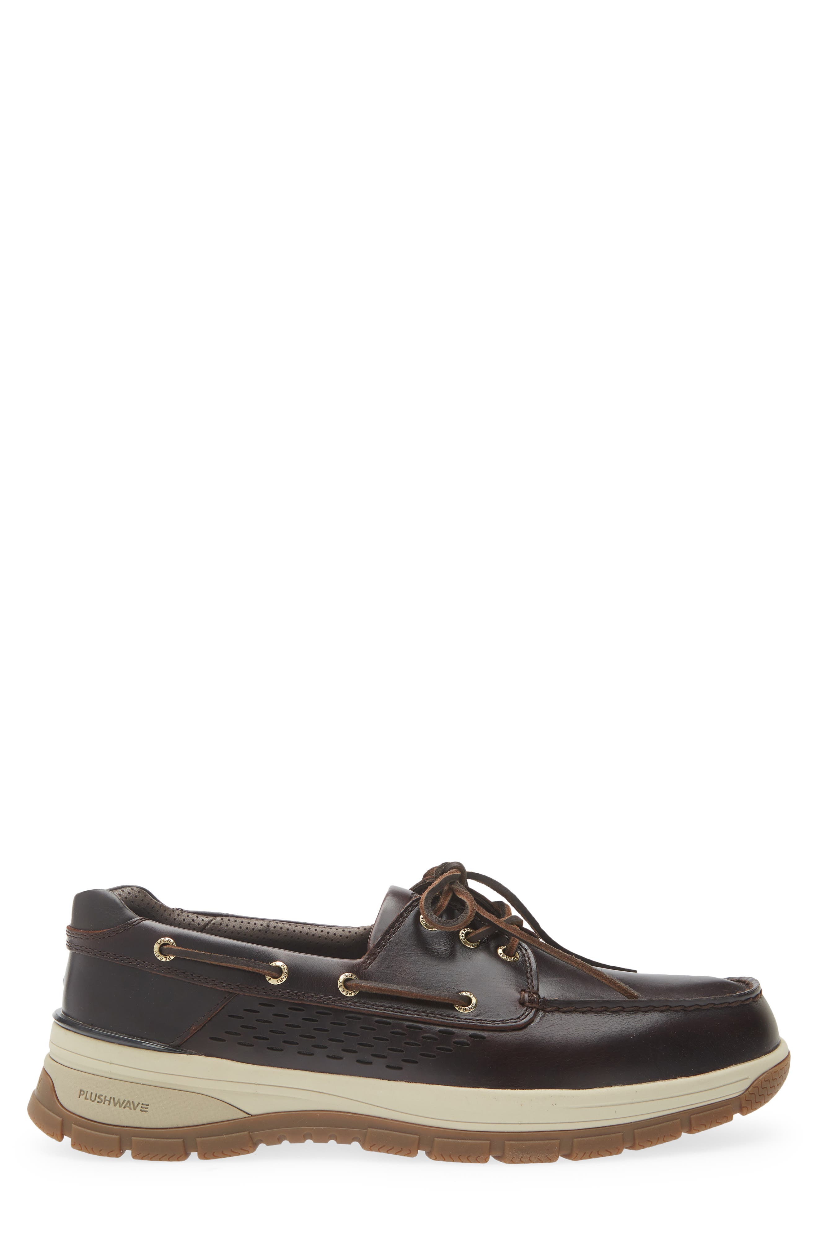 Sperry Gold Cup<sup>™</sup> Billfish<sup>™</sup> PLUSHWAVE<sup>™</sup> Boat Shoe, Alternate, color, Dark Brown
