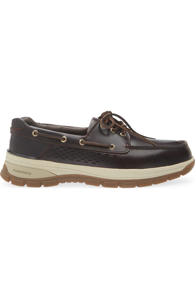 Sperry Gold Cup<sup>™</sup> Billfish<sup>™</sup> PLUSHWAVE<sup>™</sup> Boat Shoe, Alternate, color, Dark Brown