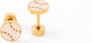 Pip Pop Baseball Stud Earrings