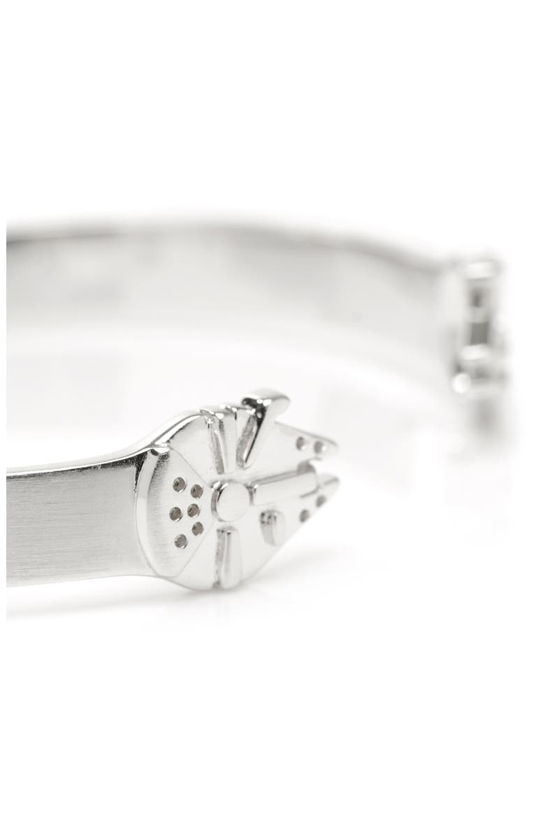 Men's Millenium Falcon Cuff Bracelet, Alternate, color, SILVER