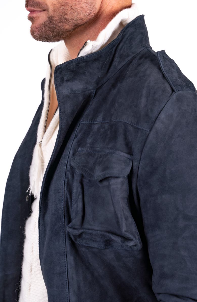 Comstock & Co. Suede Field Coat, Alternate, color, 