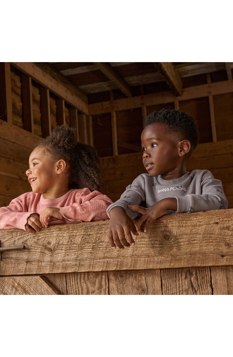Modern Moments<sup>™</sup> by Gerber Sweatshirt and Jogger Set, Alternate, color, Stormy Gray