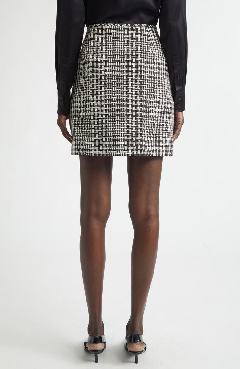 Lafayette 148 New York Cotton Patch Pocket Miniskirt, Alternate, color, Black Multi