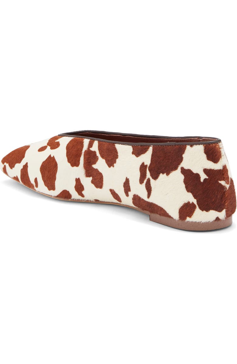 Tony Bianco Bayley Genuine Calf Hair Ballet Flat, Alternate, color, Tan/ Beige Pony