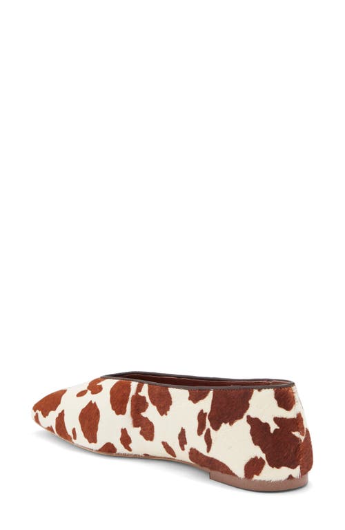 Tony Bianco Bayley Flat In Tan/beige Pony