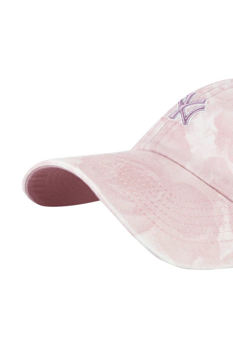 Women's '47 Pink New York Yankees Gardenia Clean Up Adjustable Hat, Alternate, color, Pink