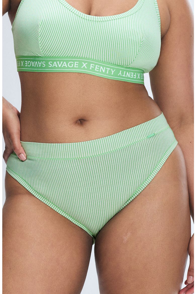 Cotton Essentials Cheeky Panties, Alternate, color, GREEN LOTUS LINE BY LINE PRINT