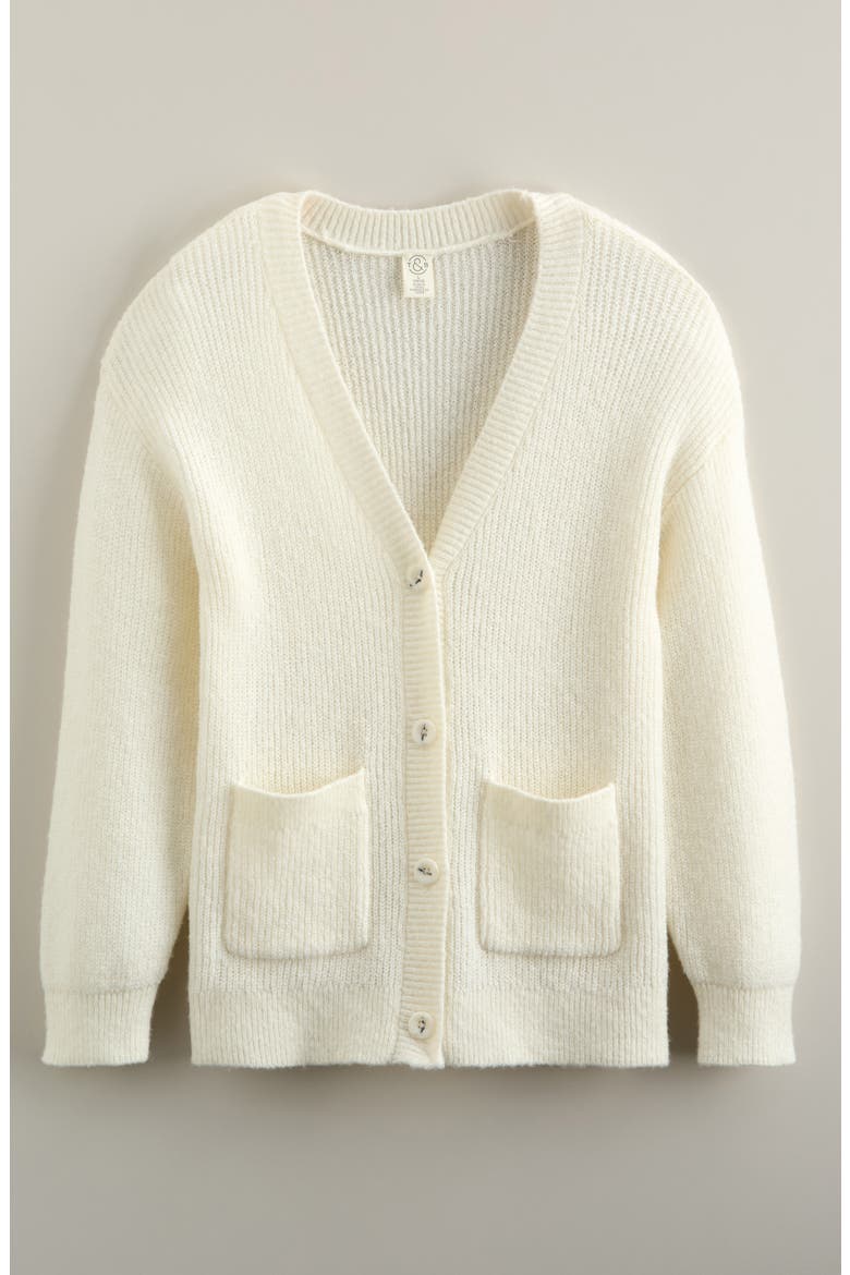 Kids' Oversize Cardigan, Main, color, IVORY EGRET