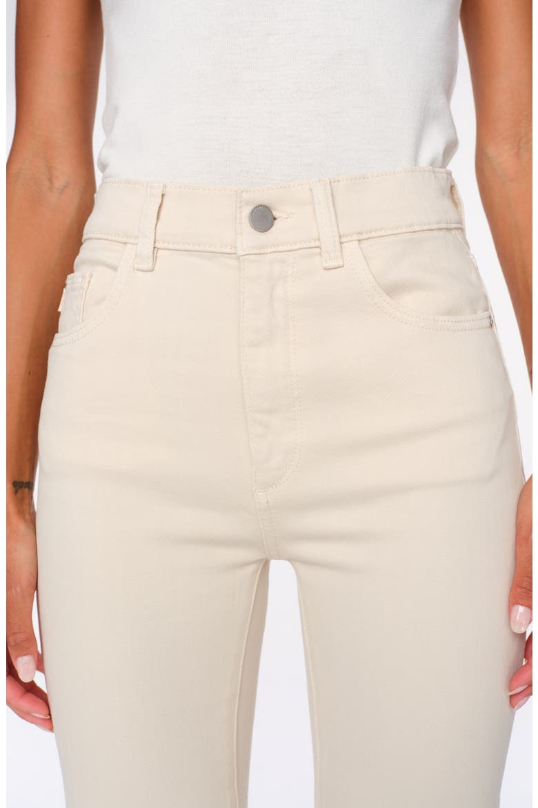 Patti Straight Leg High Rise Jeans, Alternate, color, ECRU VINTAGE