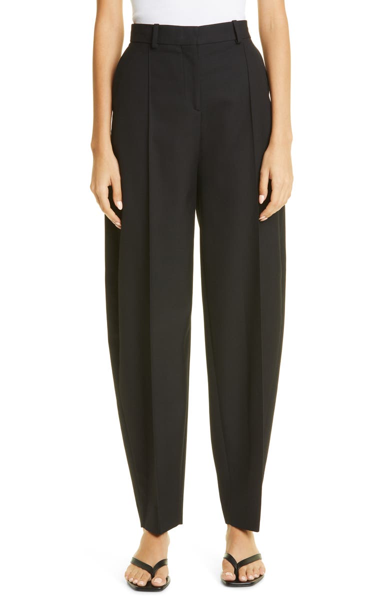 TOTEME Barrel Leg Trousers, Main, color, 