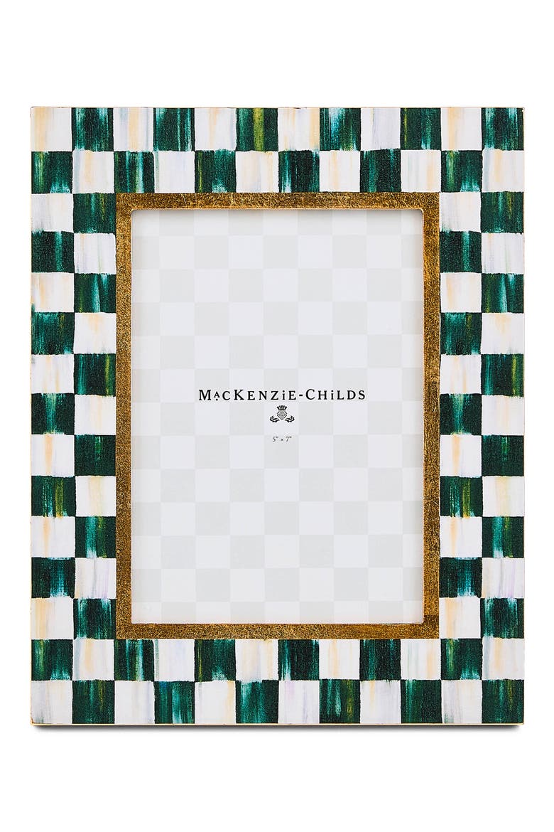 Courtly Check Lacquer 5 x 7-Inch Picture Frame, Main, color, COURTLY